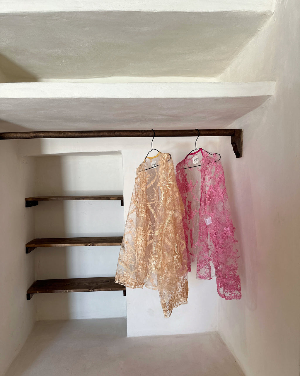 Lace beach robe